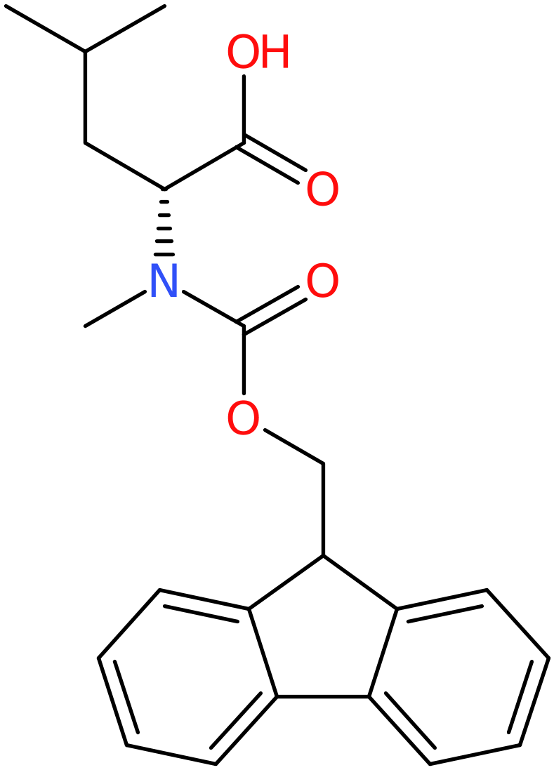 CAS: 103478-63-3 | Fmoc-N-methyl-D-leucine, >97%, NX11977