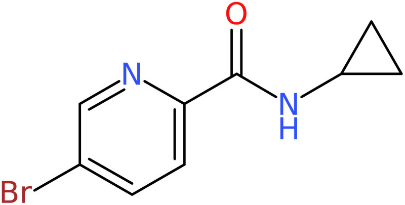 CAS: 638219-77-9 | 5-Bromo-N-cyclopropylpyridine-2-carboxamide, >98%, NX56397