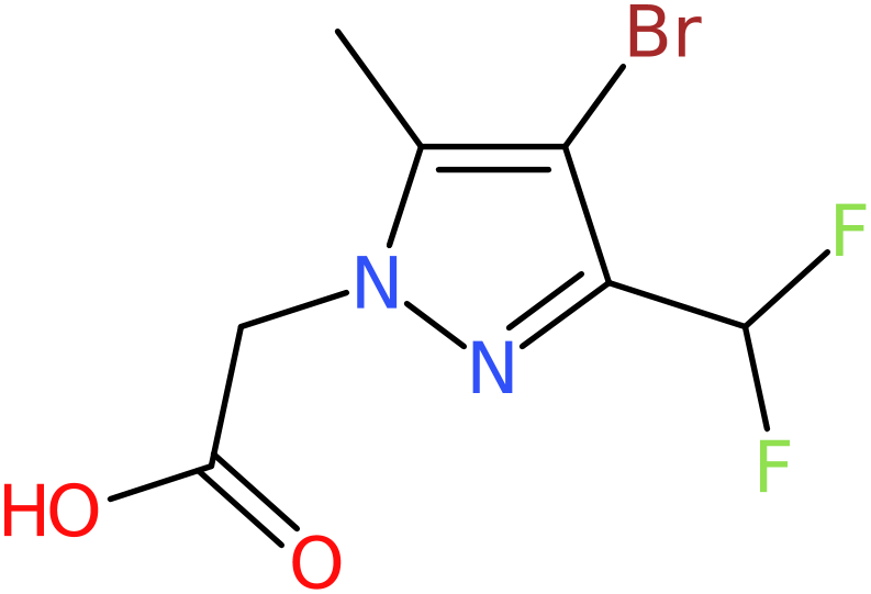 CAS: 1001518-81-5 | [4-Bromo-3-(difluoromethyl)-5-methyl-1H-pyrazol-1-yl]acetic acid, NX10259