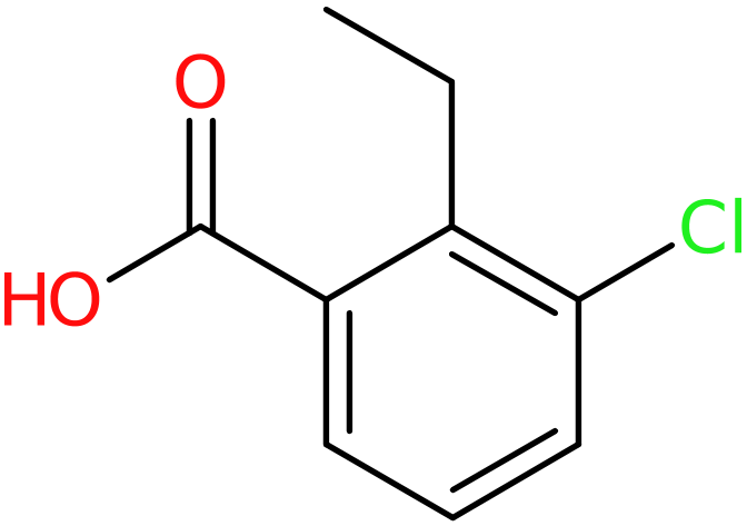 CAS: 67648-15-1 | 3-Chloro-2-ethylbenzoic acid, >95%, NX57853