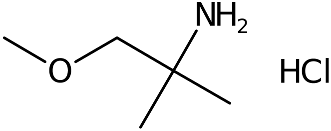 CAS: 251660-96-5 | 1-Methoxy-2-methylpropan-2-amine hydrochloride, >95%, NX37691