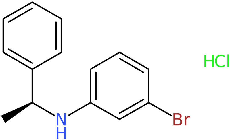 3-Bromo-N-[(1S)-1-phenylethyl]aniline hydrochloride, NX74149