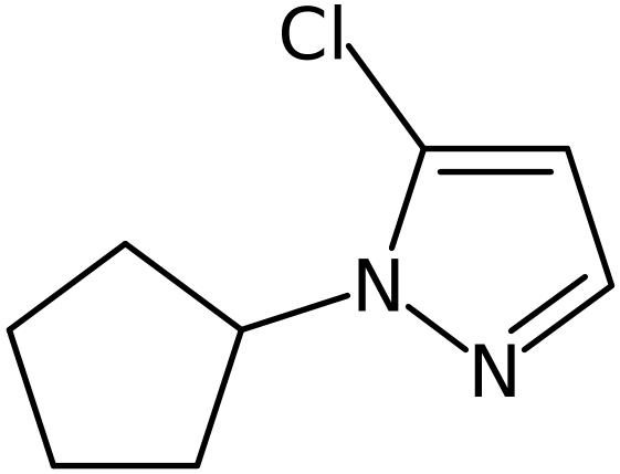 5-Chloro-1-cyclopentyl-1H-pyrazole, >95%, NX74347