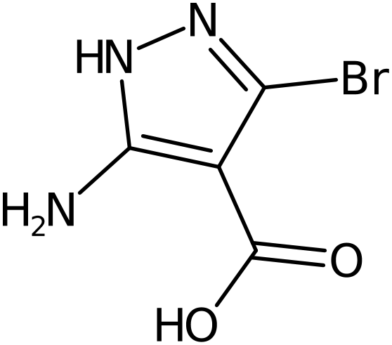 3-Amino-5-bromopyrazole-4-carboxylic acid, >99%, NX74032