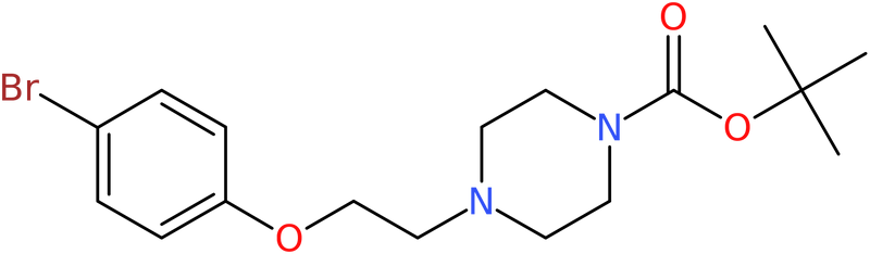 tert-Butyl 4-[2-(4-bromophenoxy)ethyl]piperazine-1-carboxylate, NX73803