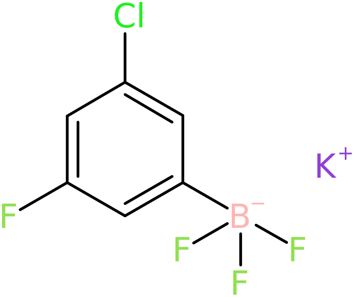 Potassium (3-chloro-5-fluorophenyl)trifluoroborate, NX74741