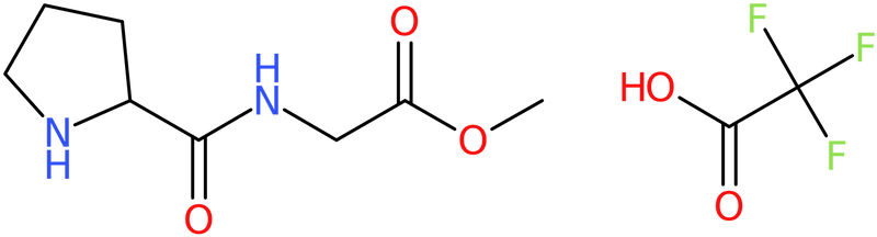2-(2-Methoxy-2-oxoethylcarbamoyl)pyrrolidine Trifluoroacetate, NX74702