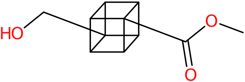 CAS: 60462-19-3 | Methyl (2R,3R,4S,5S)-4-(hydroxymethyl)cubane-1-carboxylate, >95%, NX54634