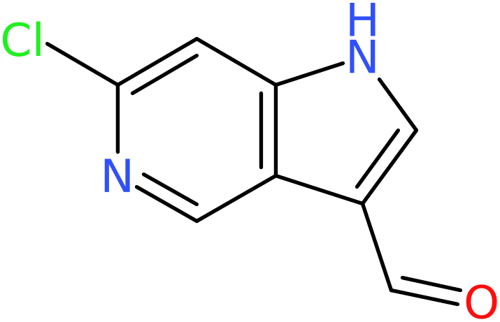 CAS: 1000341-64-9 | 6-Chloro-1H-pyrrolo[3,2-c]pyridine-3-carbaldehyde, >95%, NX10142