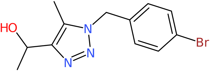 CAS: 1017782-60-3 | 1-(4-Bromobenzyl)-4-(1-hydroxyethyl)-5-methyl-1H-1,2,3-triazole, NX11253