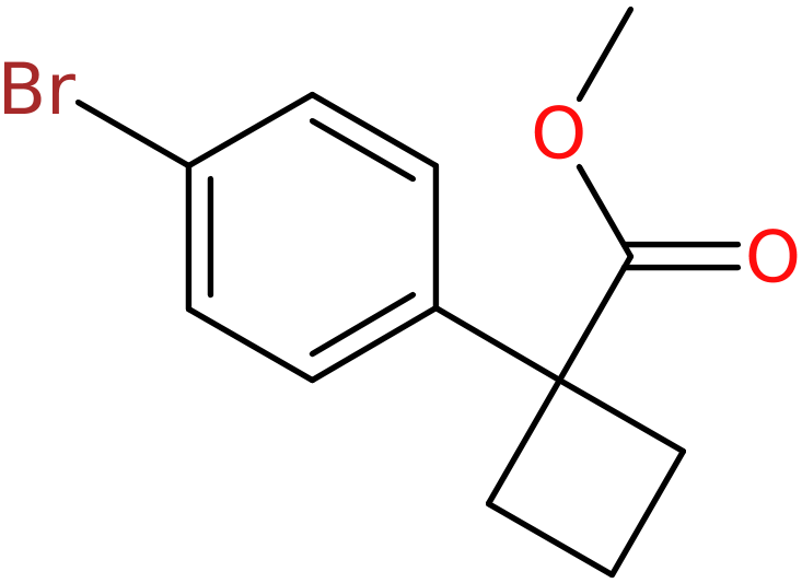 CAS: 1236357-65-5 | Methyl 1-(4-bromophenyl)cyclobutane-1-carboxylate, NX18517