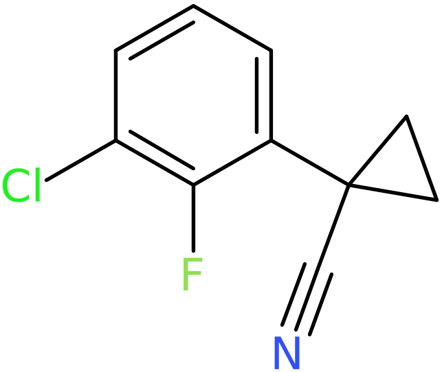 1-(3-Chloro-2-fluorophenyl)cyclopropane-1-carbonitrile, >95%, NX74781