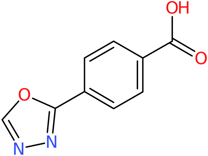 CAS: 59663-66-0 | 4-(1,3,4-Oxadiazol-2-yl)benzoic acid, >95%, NX54311