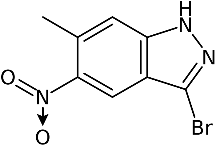 CAS: 1000343-58-7 | 3-Bromo-6-methyl-5-nitro-1H-indazole, NX10153