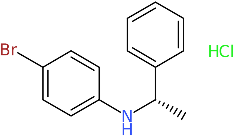4-Bromo-N-[(1S)-1-phenylethyl]aniline hydrochloride, NX74148