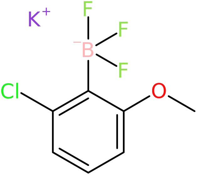 Potassium 2-chloro-6-methoxyphenyltrifluoroborate, NX74756