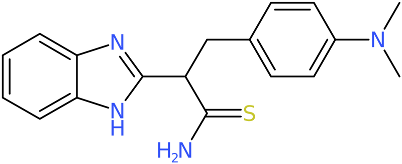 CAS: 1260985-72-5 | 2-(1H-1,3-Benzodiazol-2-yl)-3-[4-(dimethylamino)phenyl]propanethioamide, NX19448