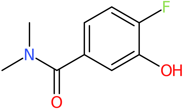 4-Fluoro-3-hydroxy-n,n-dimethylbenzamide, >95%, NX74790