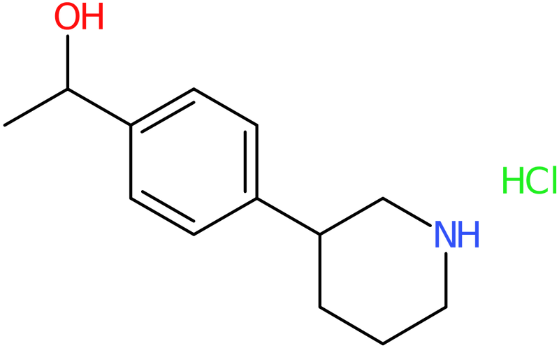 1-(4-(Piperidin-3-yl)phenyl)ethan-1-ol hydrochloride, >97%, NX74099