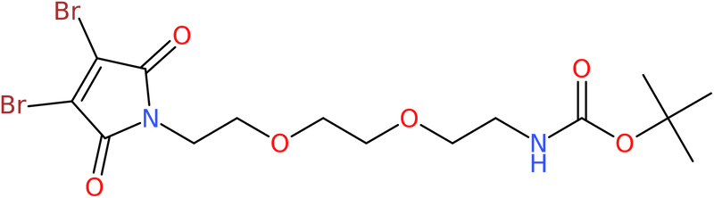 3,4-Dibromo-Mal-PEG2-Boc-Amine, NX72468