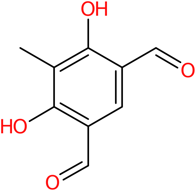 CAS: 22304-67-2 | 4,6-Dihydroxy-5-methyl-1,3-diformyl benzene, >95%, NX35412