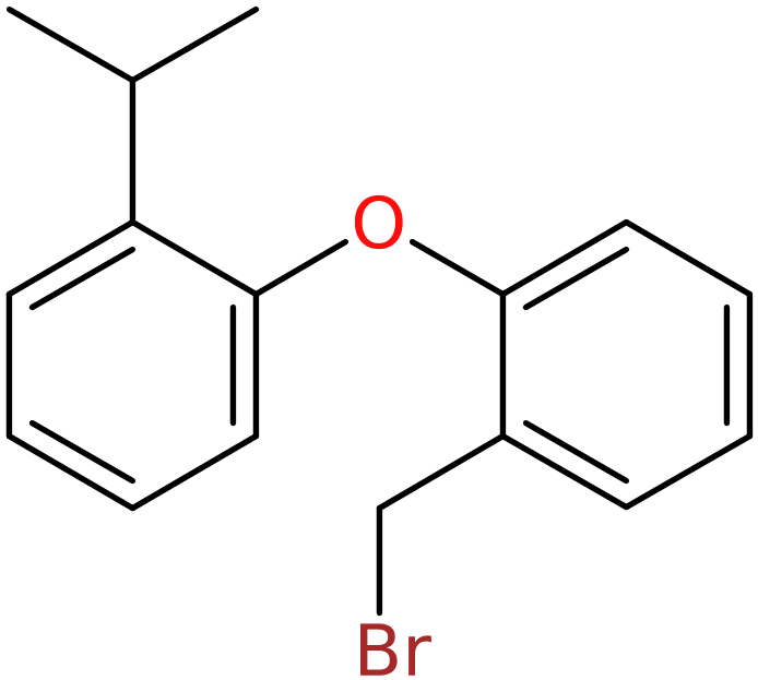 CAS: 1427461-01-5 | 1-(Bromomethyl)-2-(2-isopropylphenoxy)benzene, NX24013