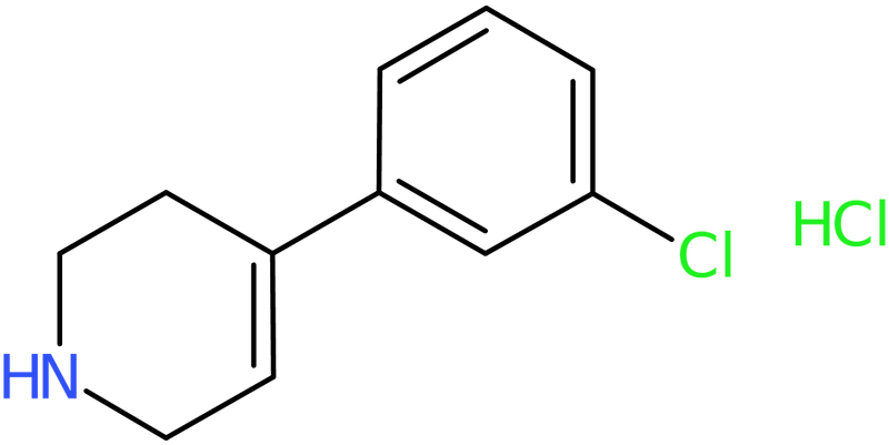 CAS: 143017-59-8 | 4-(3-Chlorophenyl)-1,2,3,6-tetrahydropyridine hydrochloride, NX24102