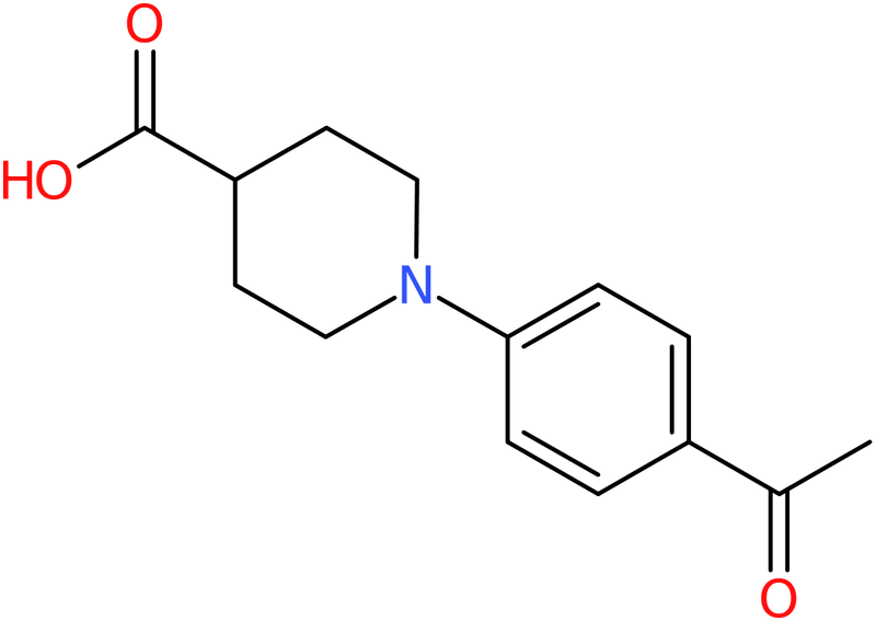 CAS: 250713-76-9 | 1-(4-Acetylphenyl)piperidine-4-carboxylic acid, >95%, NX37580