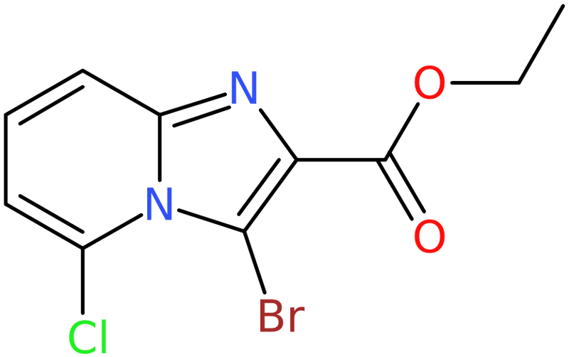 CAS: 1000018-03-0 | Ethyl 3-bromo-5-chloroimidazo[1,2-a]pyridine-2-carboxylate, NX10060