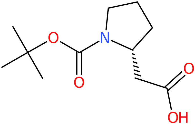 CAS: 101555-60-6 | (R)-2-(1-(tert-Butoxycarbonyl)pyrrolidin-2-yl)acetic acid, NX11009