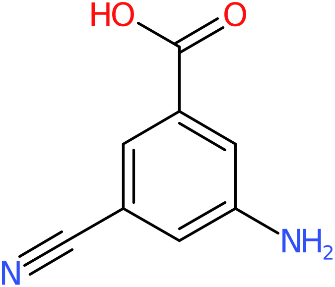 CAS: 1000341-18-3 | 3-Amino-5-cyanobenzoic acid, >97%, NX10138