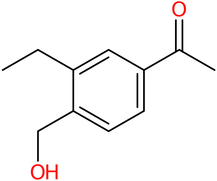 CAS: 1378888-43-7 | 1-(3-Ethyl-4-(hydroxymethyl)phenyl)ethanone, >95%, NX22790