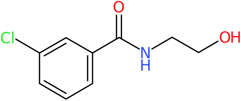 3-Chloro-N-(2-hydroxyethyl)benzamide, >95%, NX74358