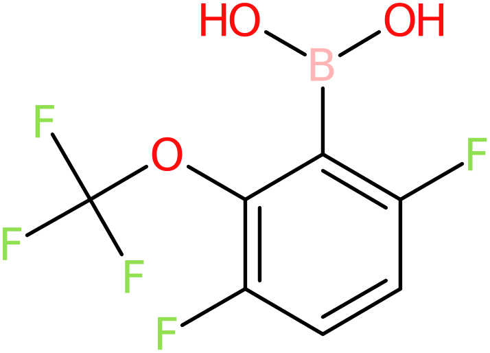 3,6-Difluoro-2-(trifluoromethoxy)benzeneboronic acid, >95%, NX74766