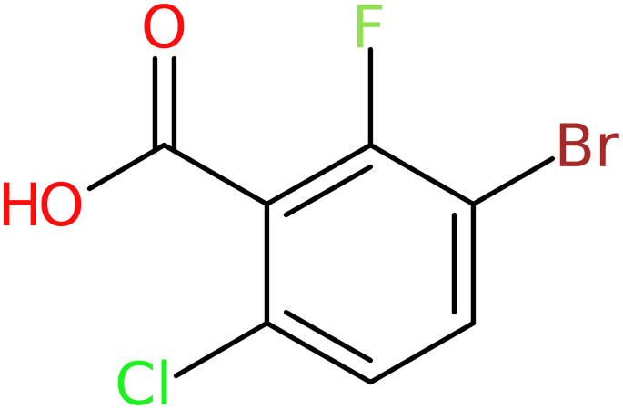 CAS: 702640-51-5 | 3-Bromo-6-chloro-2-fluorobenzoic acid, NX58952