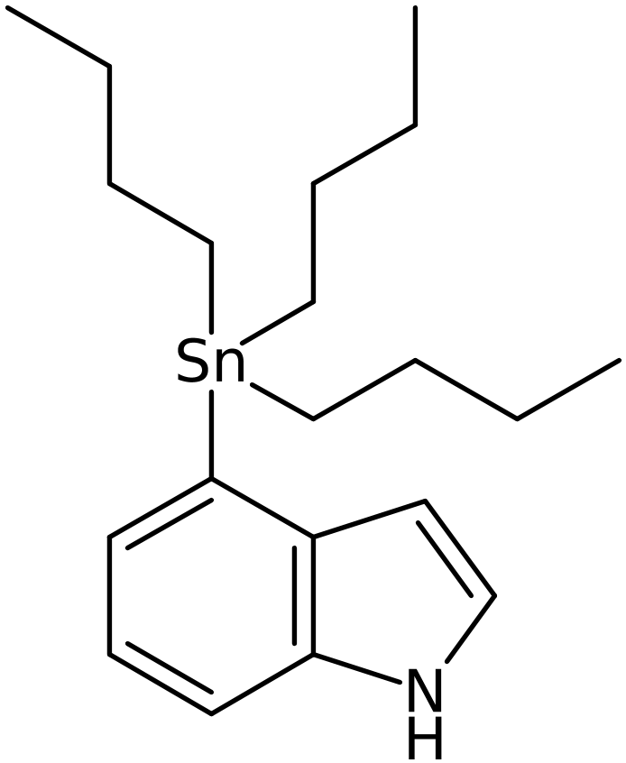 CAS: 1025745-98-5 | 4-(Tributylstannyl)-1H-indole, tech, NX11605