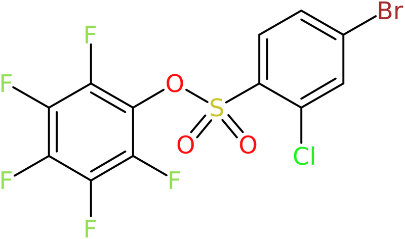 CAS: 886361-22-4 | Pentafluorophenyl 4-bromo-2-chlorobenzenesulphonate, >95%, NX66550