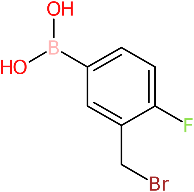 3-(Bromomethyl)-4-fluorobenzeneboronic acid, NX74689