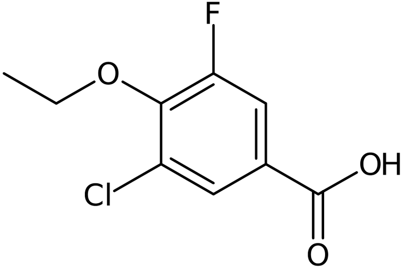 CAS: 1017778-72-1 | 3-Chloro-4-ethoxy-5-fluorobenzoic acid, >98%, NX11156