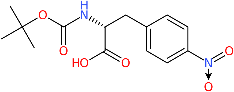 CAS: 61280-75-9 | 4-Nitro-D-phenylalanine, N-BOC protected, >97%, NX55029