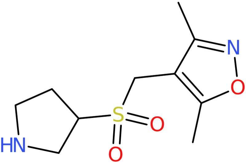 CAS: 1206969-35-8 | 3,5-Dimethyl-4-((pyrrolidin-3-ylsulfonyl)methyl)isoxazole, NX17054