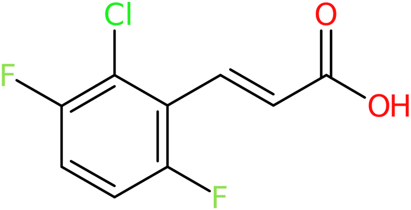 CAS: 261762-48-5 | 2-Chloro-3,6-difluorocinnamic acid, >97%, NX38350