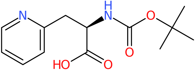 CAS: 98266-32-1 | 3-Pyridin-2-yl-D-alanine, N-BOC protected, >95%, NX71639