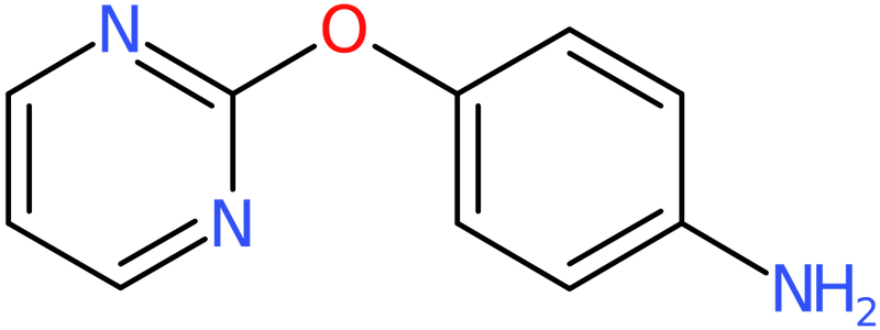 CAS: 105130-26-5 | 4-(2-Pyrimidinyloxy)aniline, >95%, NX12506