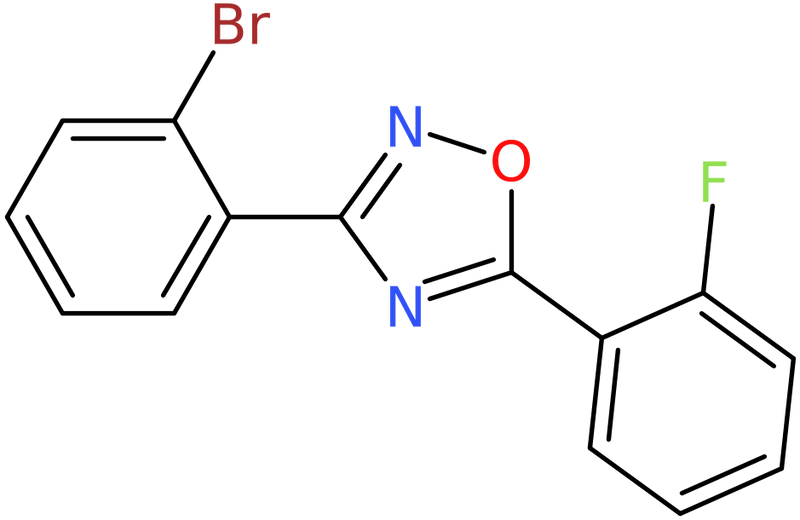 CAS: 1000339-25-2 | 3-(2-Bromophenyl)-5-(2-fluorophenyl)-1,2,4-oxadiazole, NX10091