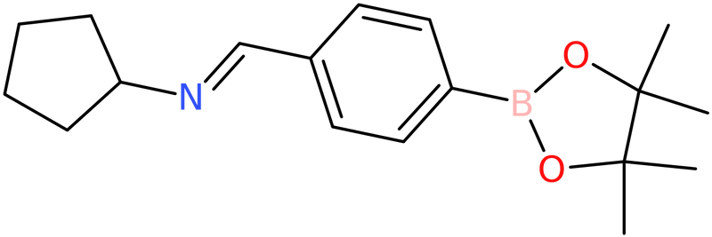 4-(Cyclopentyl)iminomethyl phenyl boronic acid pinacol ester, NX73986