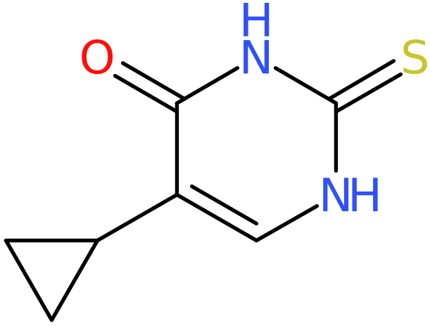 CAS: 59698-21-4 | 5-Cyclopropyl-2-thioxo-2,3-dihydro-1H-pyrimidin-4-one, >95%, NX54330