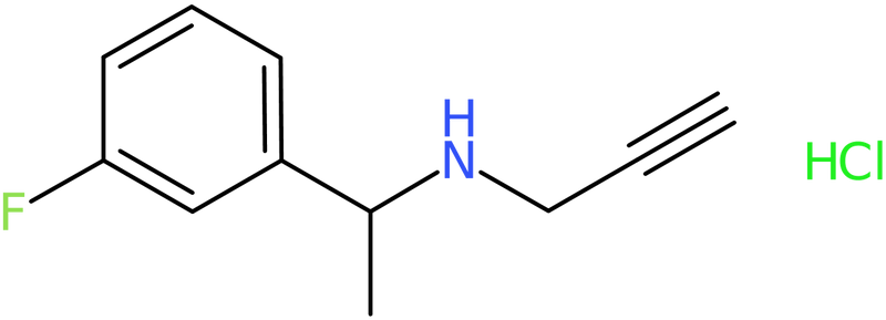 CAS: 2379918-46-2 | N-[1-(3-Fluorophenyl)ethyl]prop-2-yn-1-amine hydrochloride, NX36624