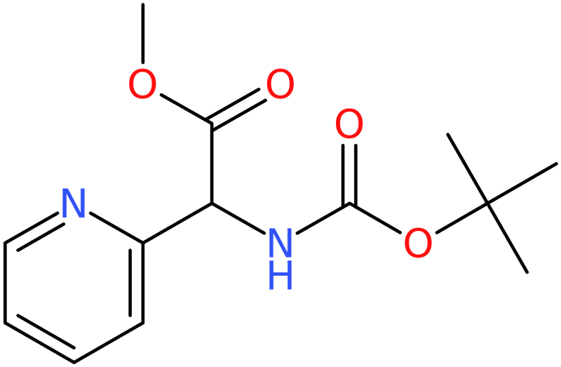 CAS: 1001426-31-8 | Methyl 2-(Boc-amino)-2-(2-pyridyl)acetate, NX10251