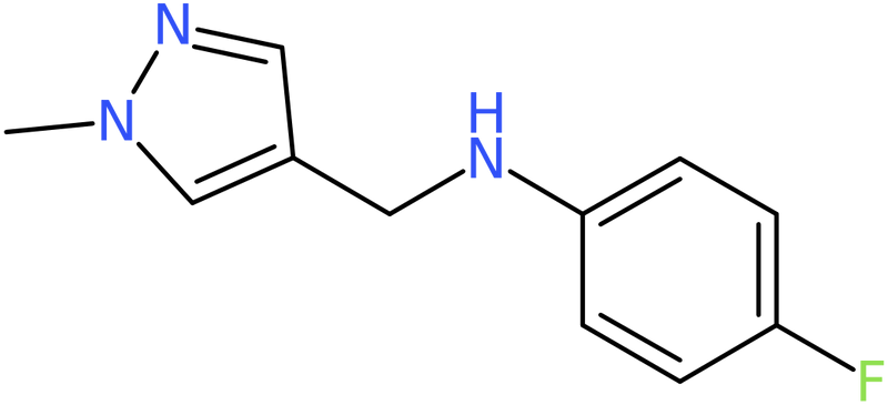 CAS: 1006336-95-3 | 4-Fluoro-N-[(1-methyl-1H-pyrazol-4-yl)methyl]aniline, NX10638